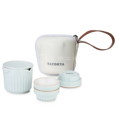 多样屋便携茶具旅行露营茶具TA3-0028BP 螺纹款茶壶