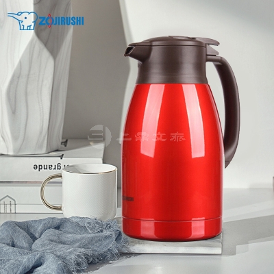 象印SH-HA15C大容量1.5L不锈钢双层真空保温壶家用水壶咖啡热水瓶