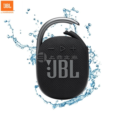 JBL CLIP4 无线音乐盒四代蓝牙便携音箱+低音炮户外迷你音响IP67防尘防水超长续航