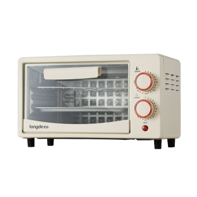 龙的LD-KX10F电烤箱家用台式10升小烤箱 机械式操作多功能